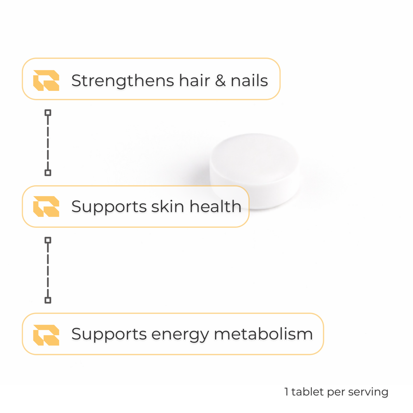 Regimen Biotin 10,000mcg supplement for hair skin and nail support.