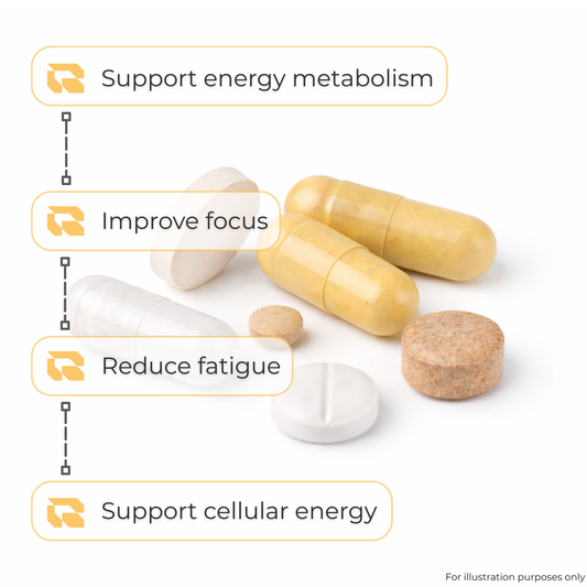 Regimen The Energy Pack supplement bundle for sustained natural vitality.