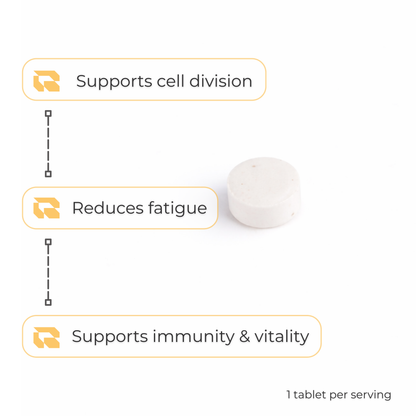 Regimen Folic Acid 400mcg supplement for immune and energy support.