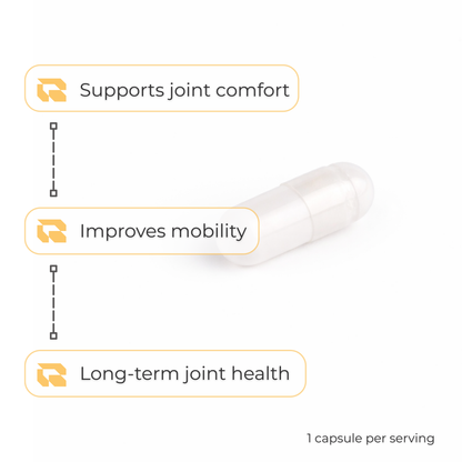 Regimen Glucosamine Chondroitin and MSM supplement for joint support.