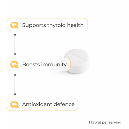 Regimen Selenium 200mcg supplement for immune and thyroid support.